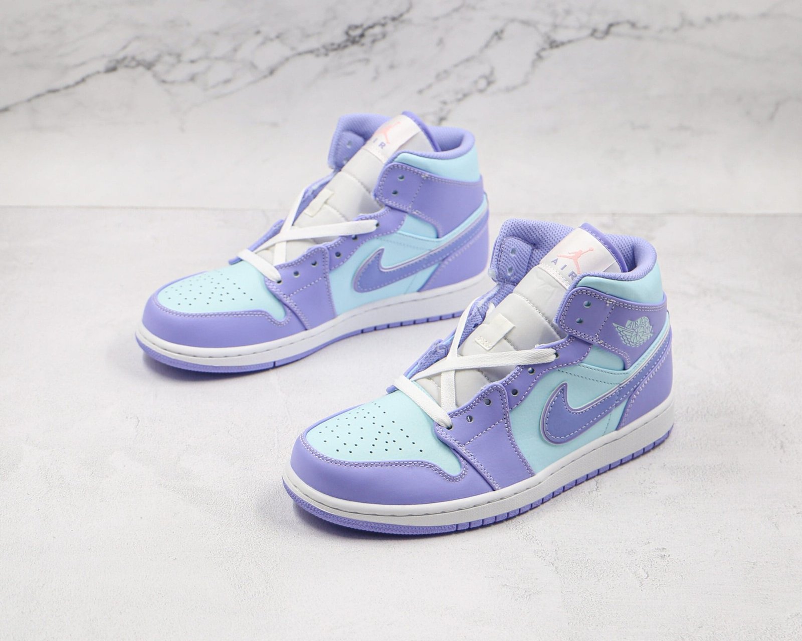 Jordan 1 Mid Purple Aqua Jordan 1 Mid Purple Aqua