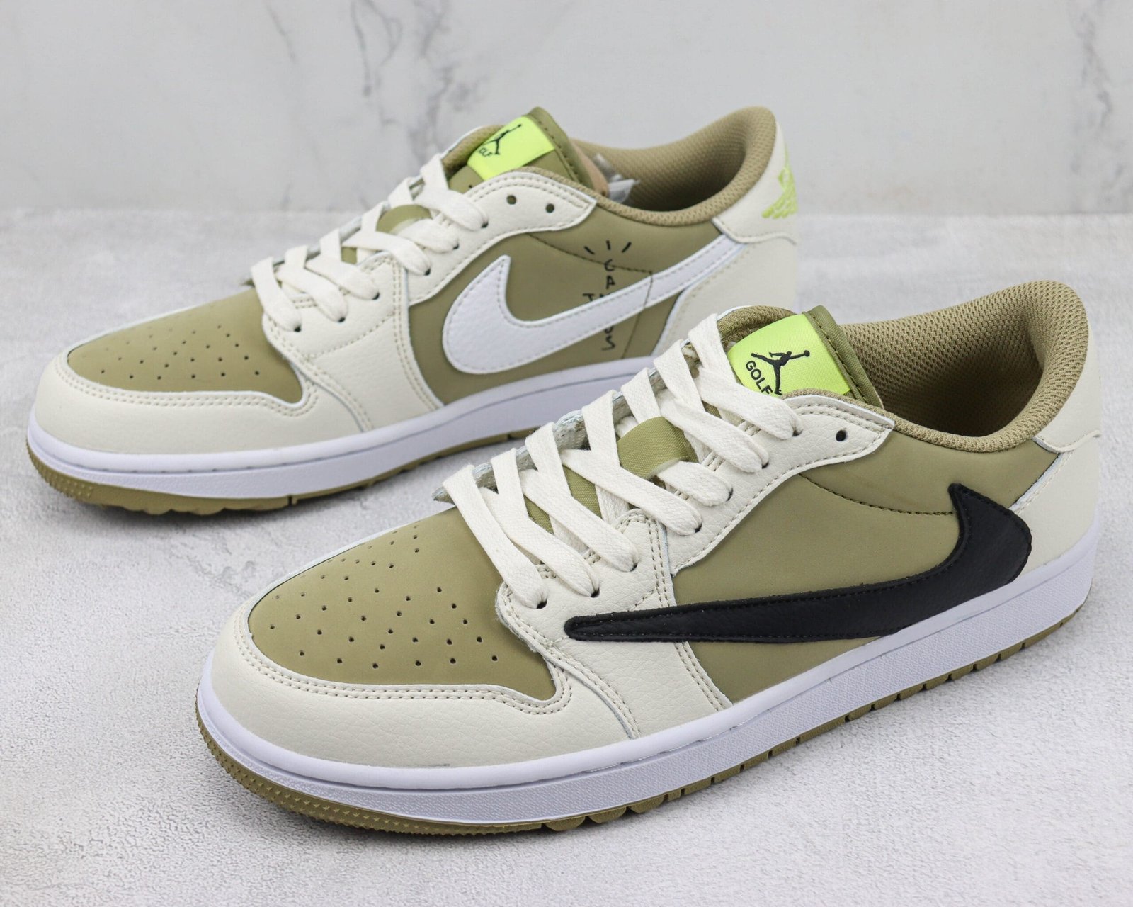 Jordan 1 Retro Low Golf Travis Scott Neutral Olive Jordan 1 Retro Low Golf Travis Scott Neutral Olive