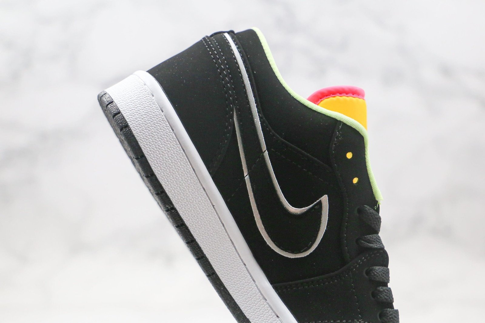 Jordan 1 Low Black Aurora Green Laser Orange Jordan 1 Low Black Aurora Green Laser Orange