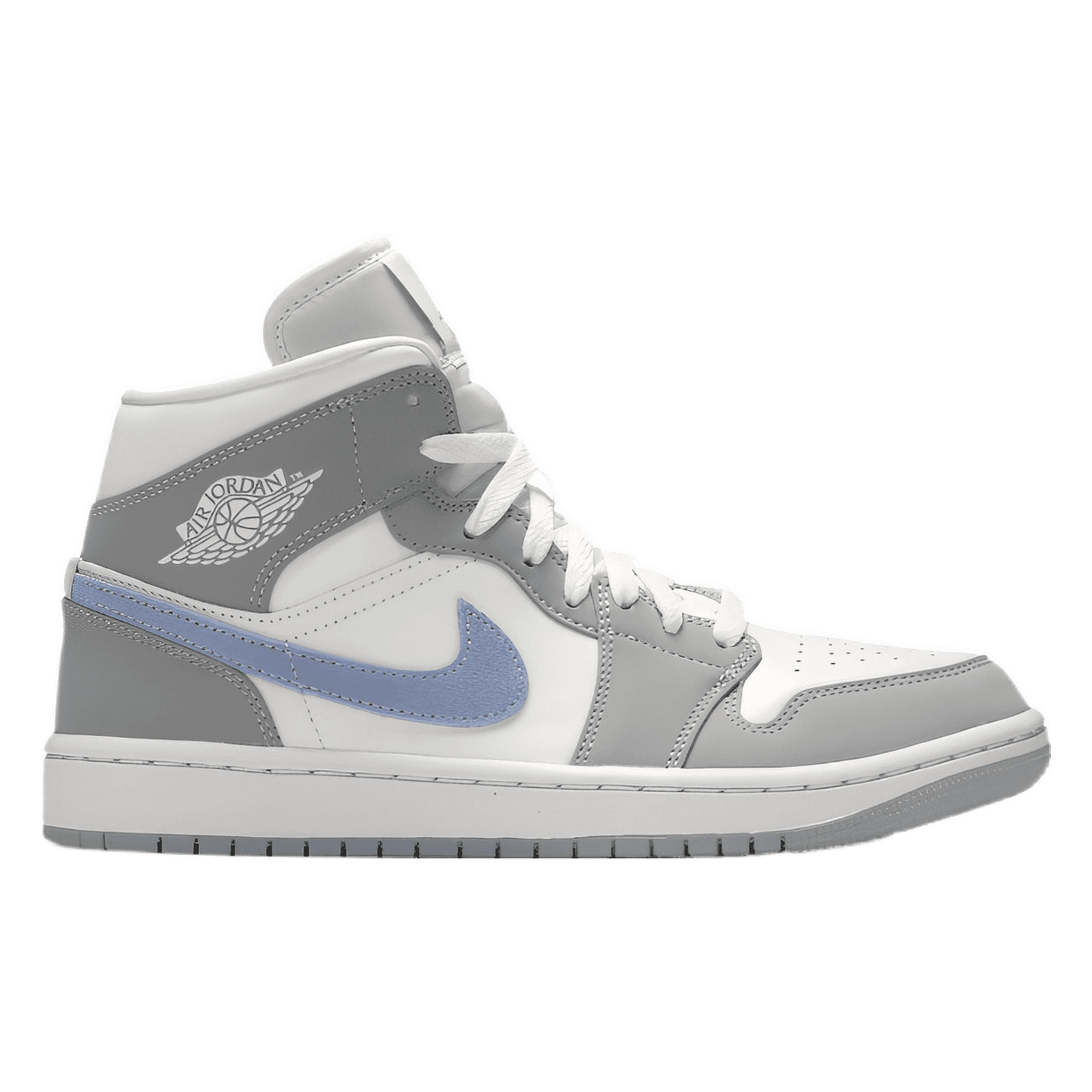 Jordan 1 Mid Wolf Grey Aluminum Jordan 1 Mid Wolf Grey Aluminum