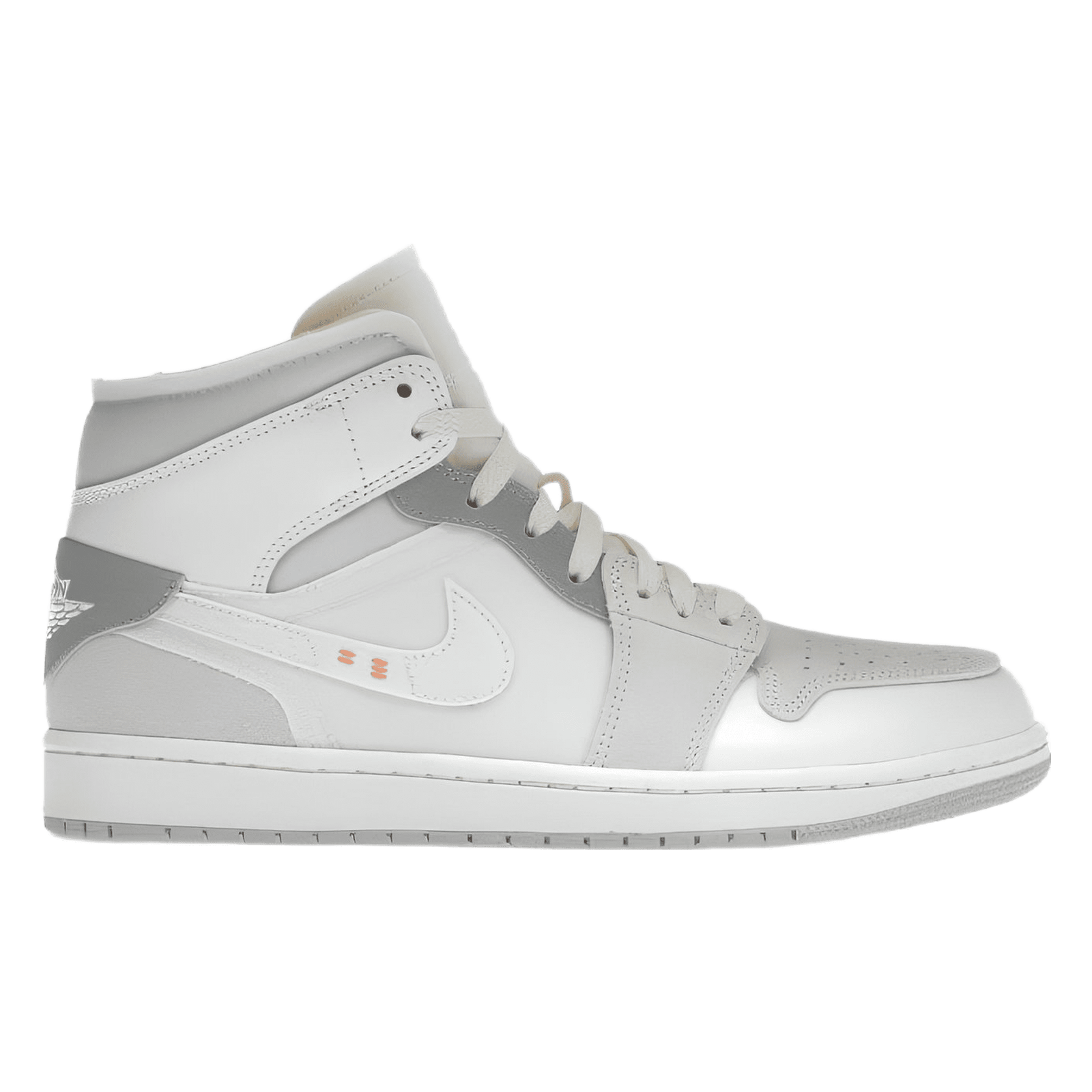 Jordan 1 Mid Craft Inside Out White Grey Jordan 1 Mid Craft Inside Out White Grey