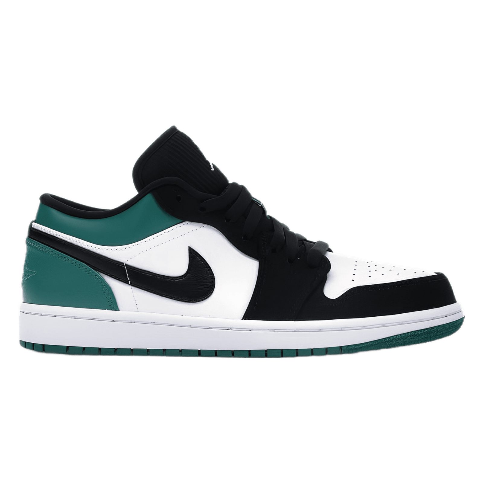 Jordan 1 Low White Black Mystic Green Jordan 1 Low White Black Mystic Green