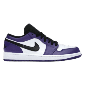 Jordan 1 Low Court Purple White