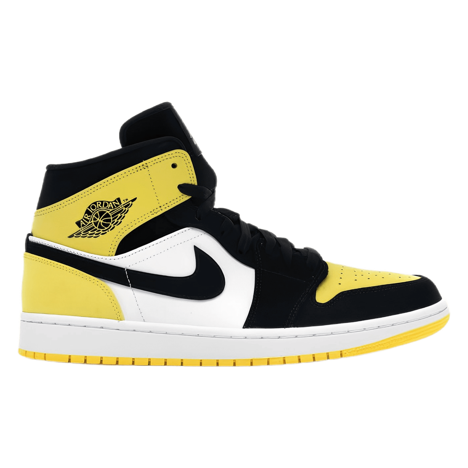 Jordan 1 Mid Yellow Toe Black Jordan 1 Mid Yellow Toe Black