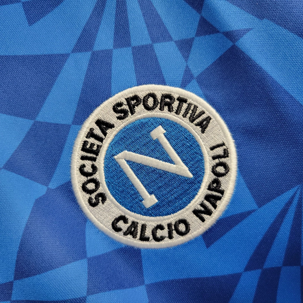 Camisa do Napoli Retrô 1991-1993 Camisa do Napoli Retrô 1991-1993