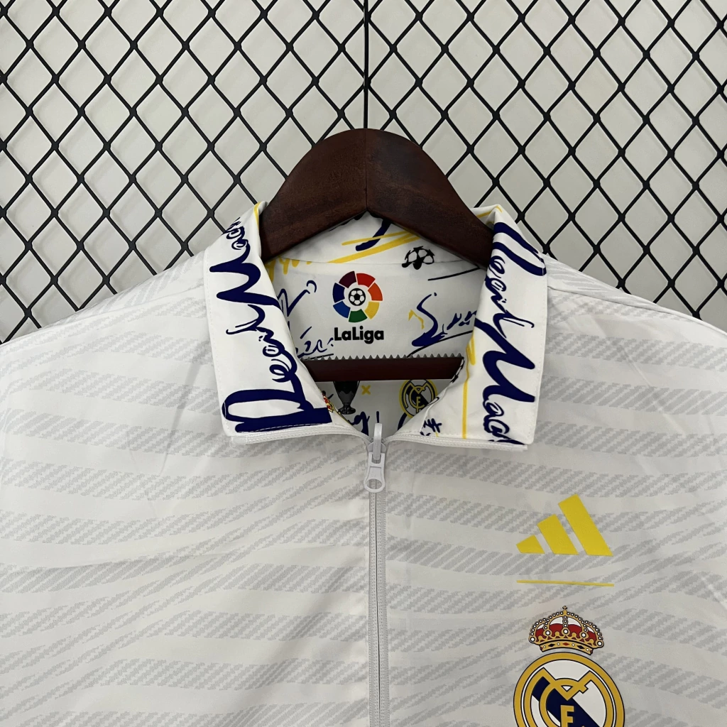 Corta-Vento do Real Madrid Dupla Face 2024-2025 Corta-Vento do Real Dupla Face Madrid 2024-2025