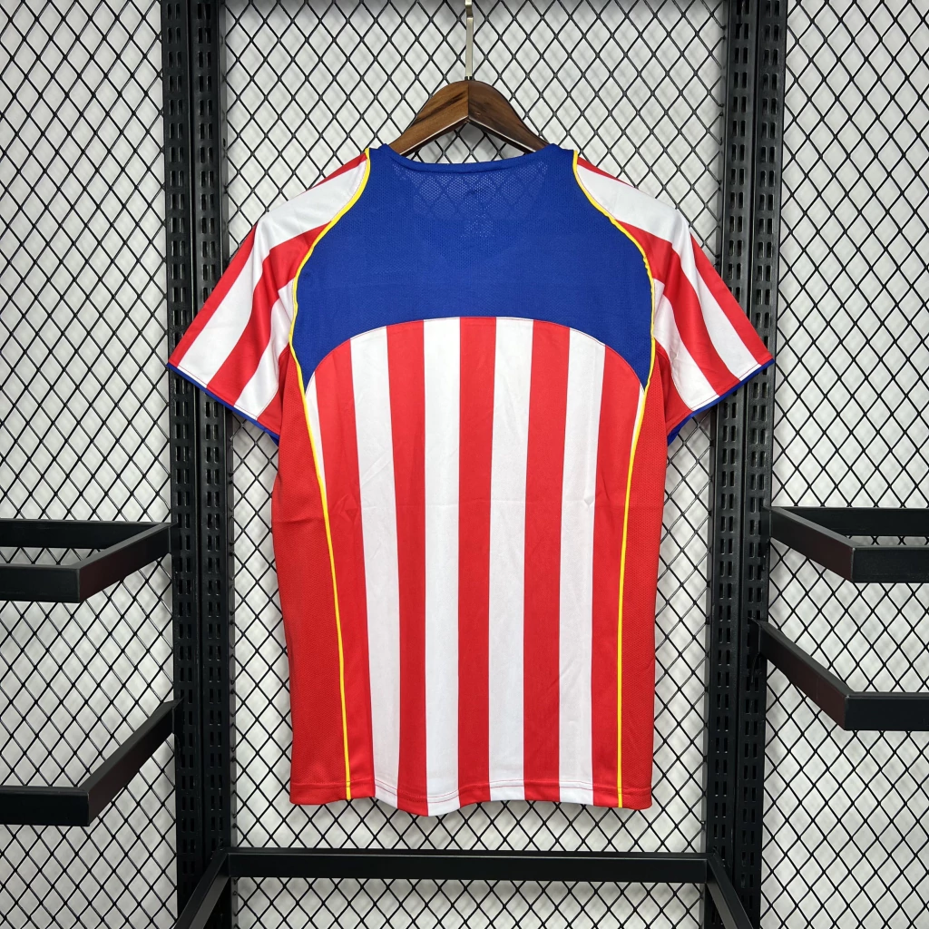 Camisa do Atlético de Madrid Retrô 2004-2005 Camisa do Atlético de Madrid Retrô 2004-2005
