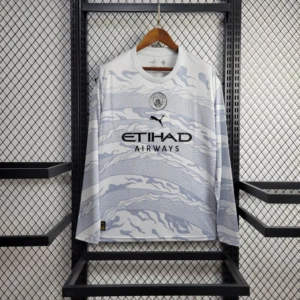 Camisa do Manchester City Manga Longa 2024-2025