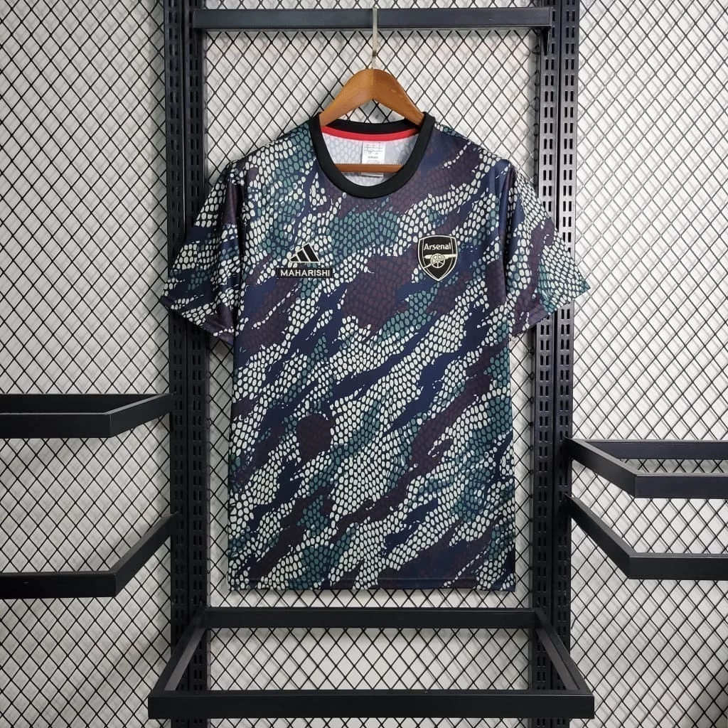 Camisa do Arsenal Pré-Jogo 2023-2024 Camisa do Arsenal Pré-Jogo 2023-2024