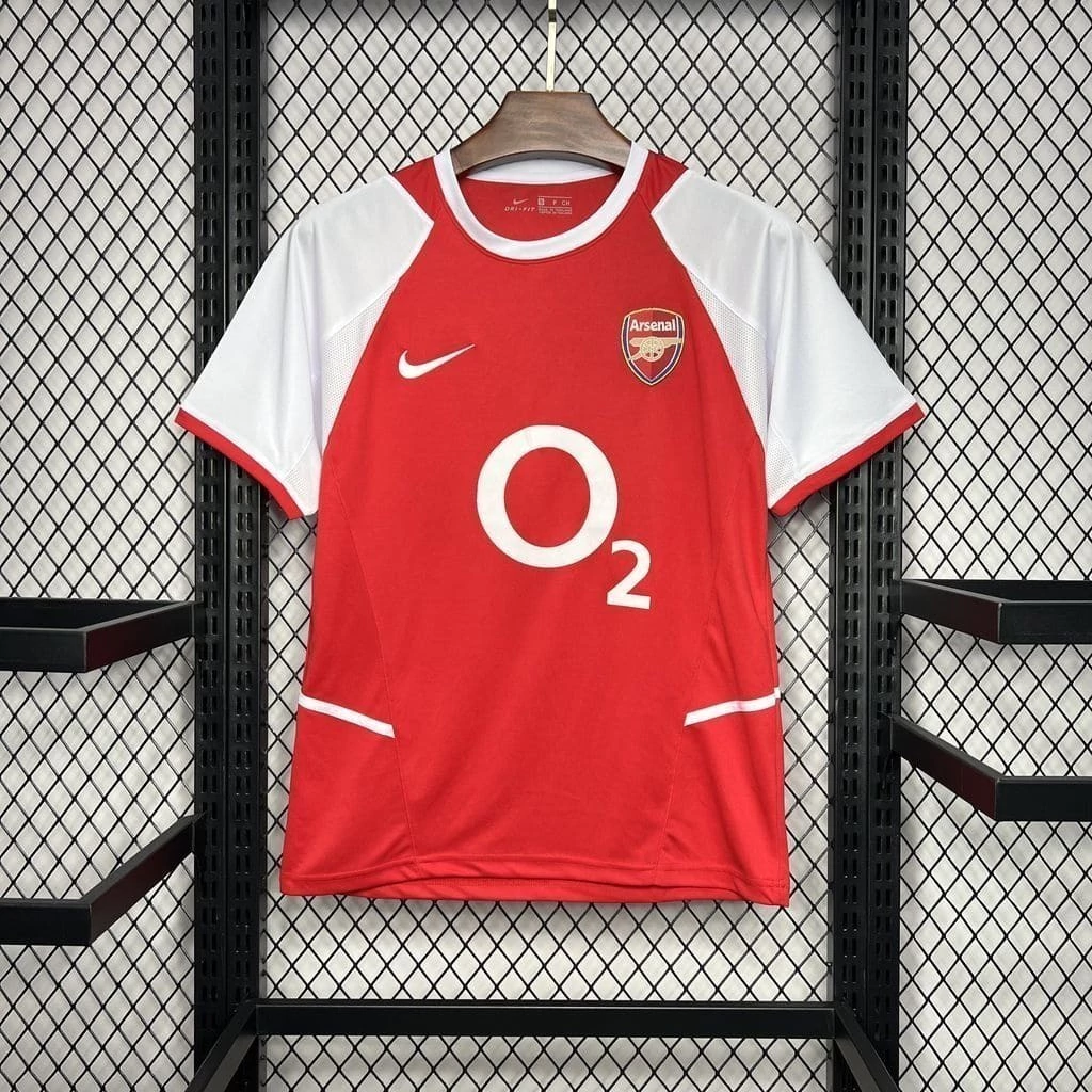 Camisa do Arsenal Retrô 2002-2003 Camisa do Arsenal Retrô 2002-2003