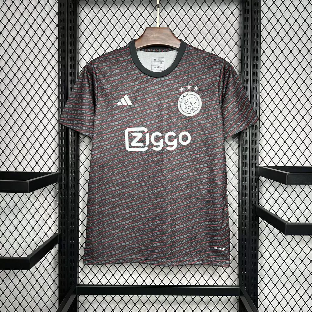 Camisa do Ajax Pré-Jogo 2024-2025 Camisa do Ajax Pré-Jogo 2024-2025