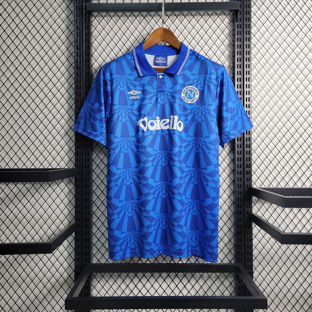Camisa do Napoli Retrô 1991-1993 Camisa do Napoli Retrô 1991-1993