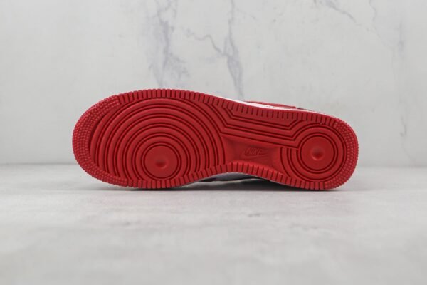 Louis Vuitton Nike Air Force 1 Low By Virgil Abloh White Red