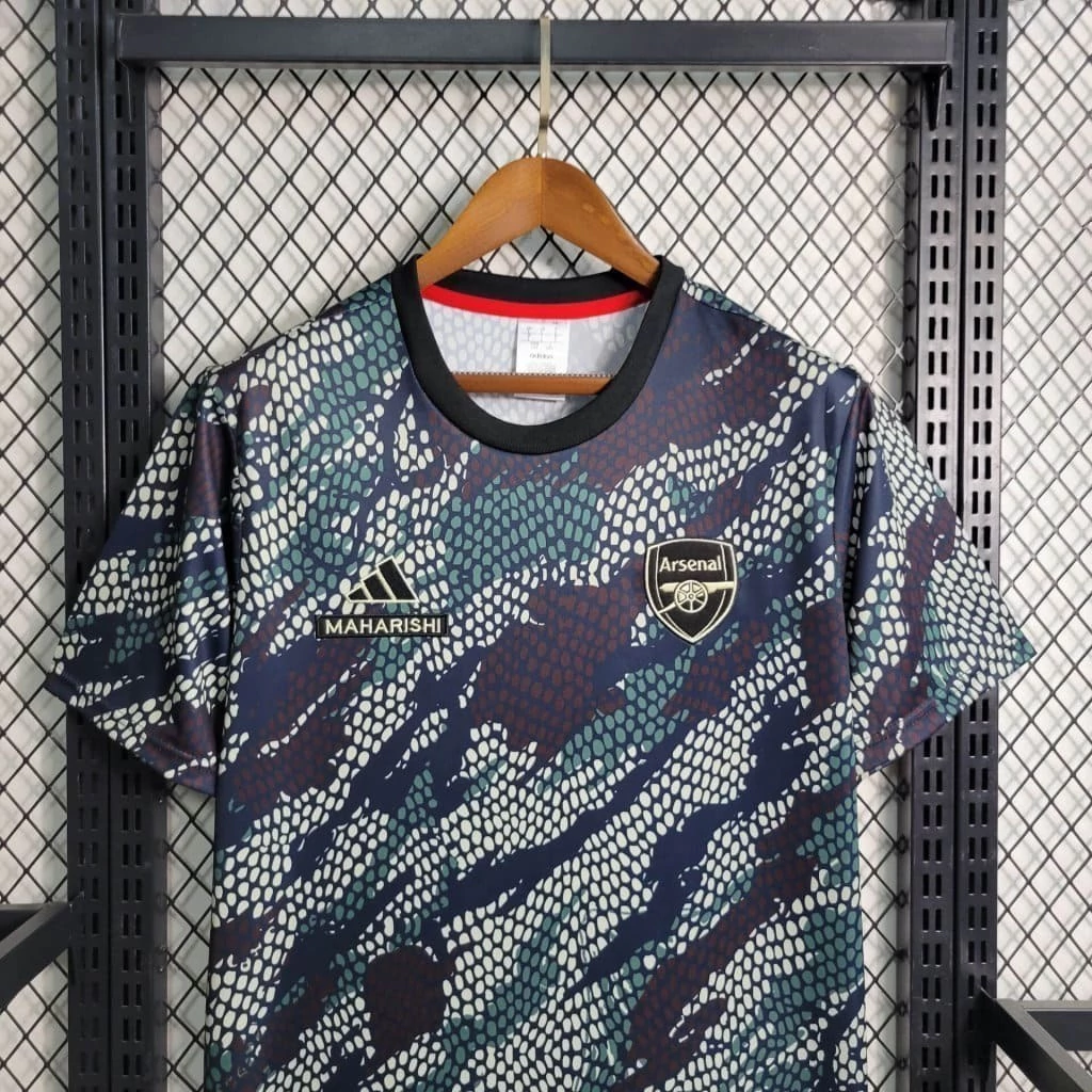 Camisa do Arsenal Pré-Jogo 2023-2024 Camisa do Arsenal Pré-Jogo 2023-2024