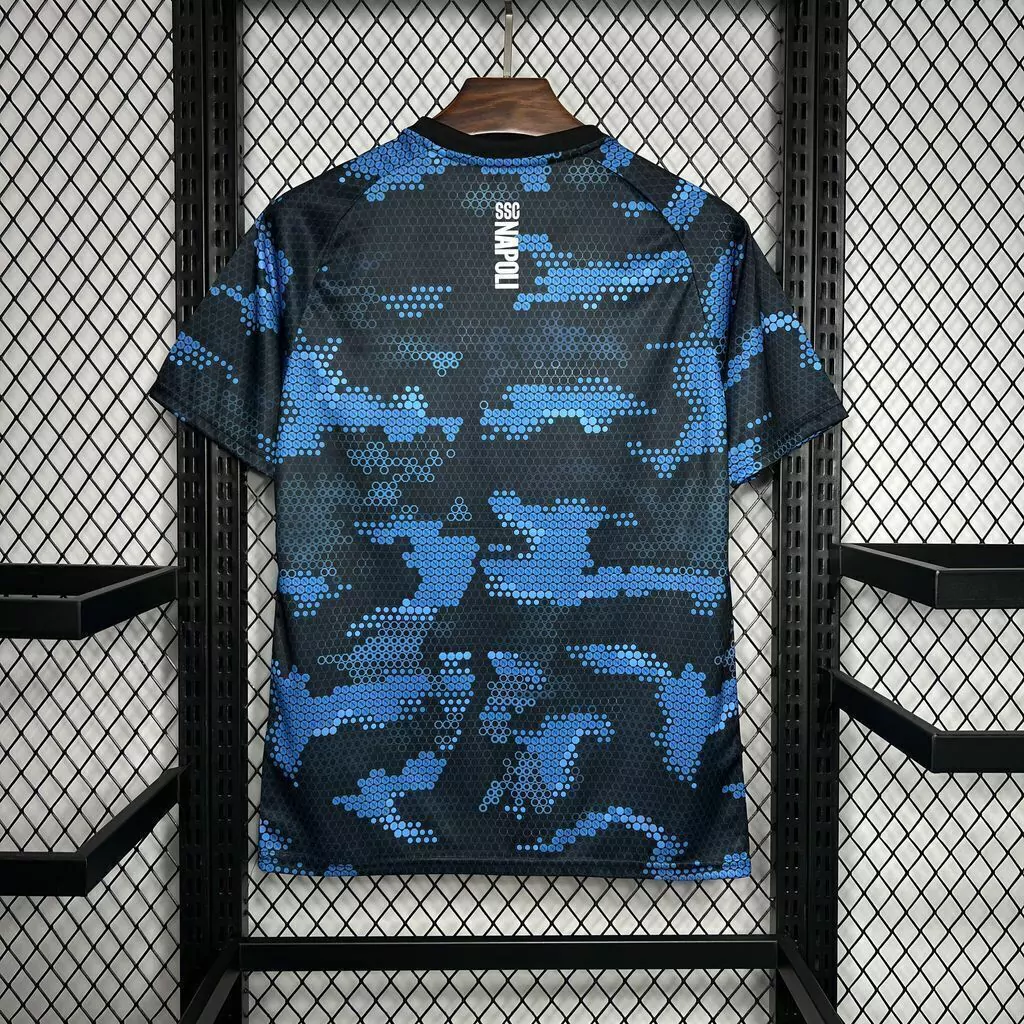 Camisa do Napoli Pré-Jogo 2024-2025 Camisa do Napoli Pré-Jogo 2024-2025