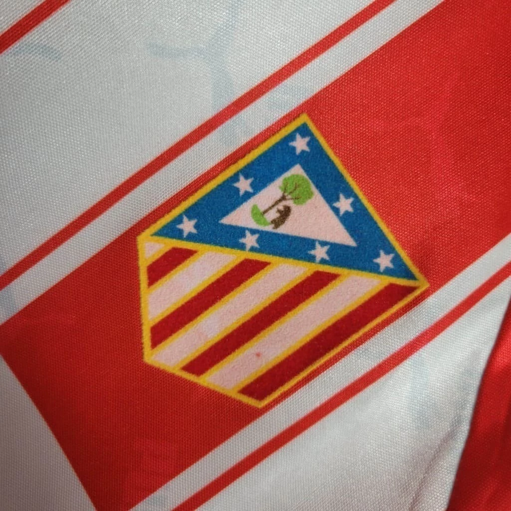 Camisa do Atlético de Madrid Retrô 1995-1996 Camisa do Atlético de Madrid Retrô 1995-1996
