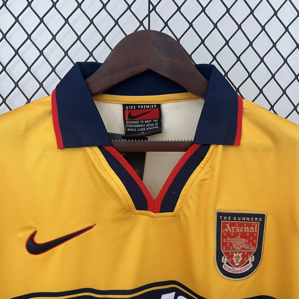 Camisa do Arsenal Retrô 1997-1998 Camisa do Arsenal Retrô 1997-1998