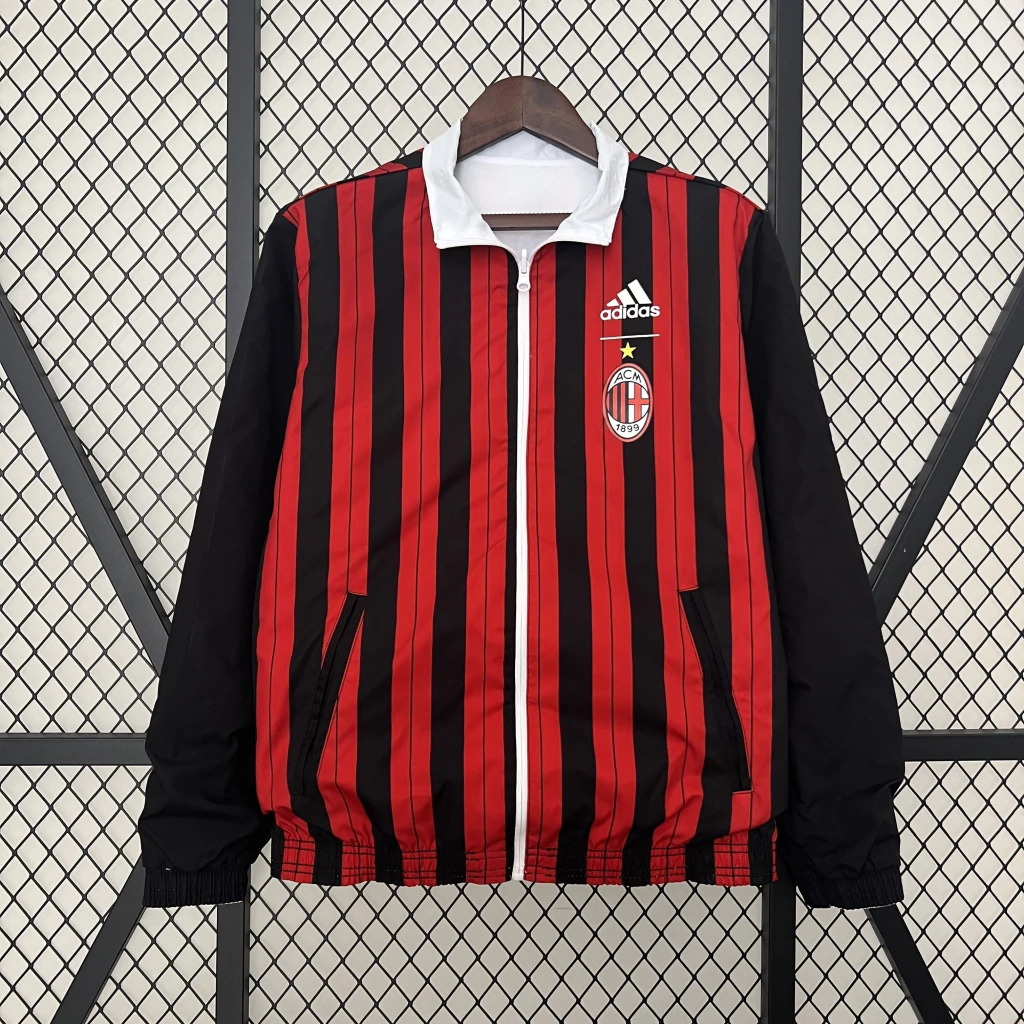 Corta-Vento do Milan Dupla Face 2024-2025 Corta-Vento do Milan Dupla Face 2024-2025