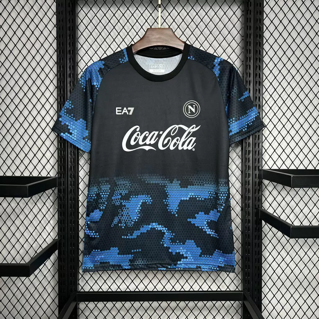 Camisa do Napoli Pré-Jogo 2024-2025 Camisa do Napoli Pré-Jogo 2024-2025