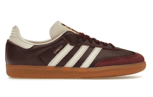 Adidas Samba OG Maroon Gold Metallic