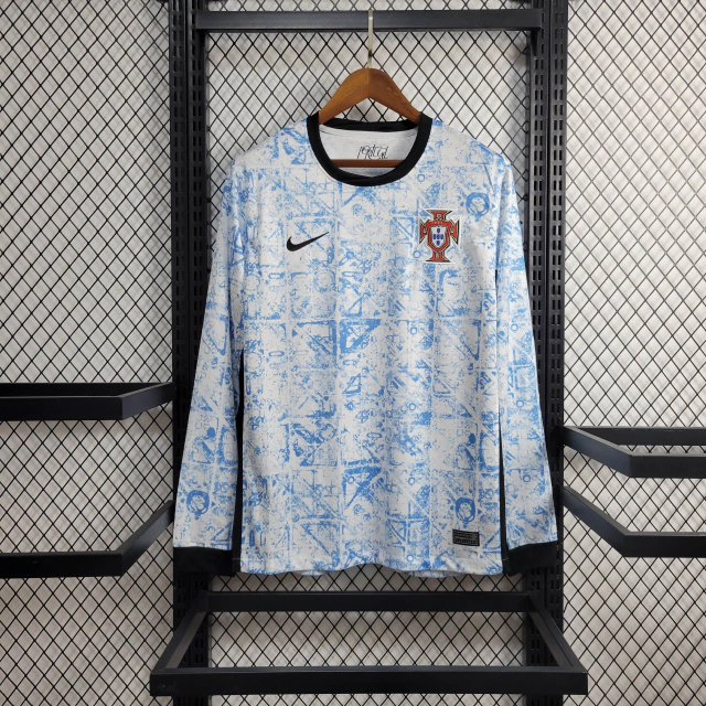 Camisa do Portugal Manga Longa II 2024-2025 Camisa do Portugal Manga Longa 2024-2025