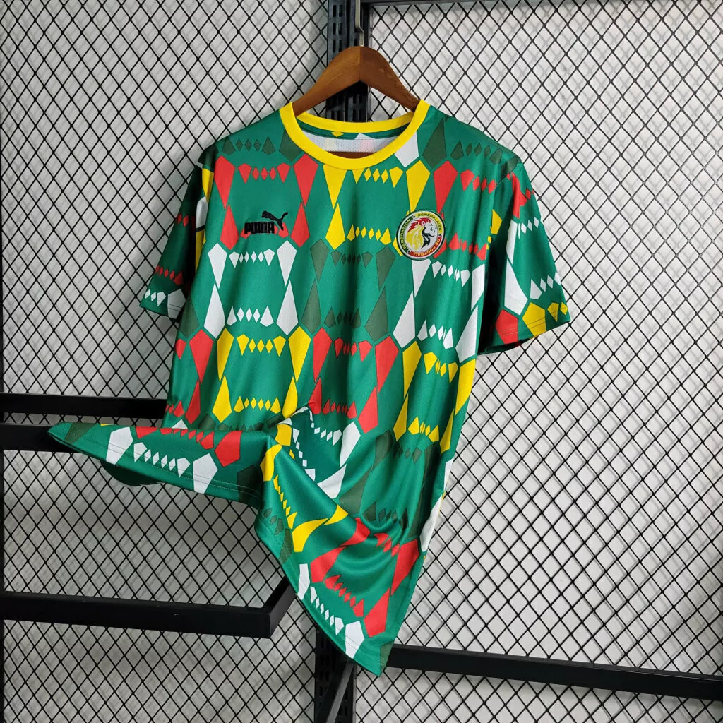 Camisa do Senegal Pré-Jogo 2024-2025 Camisa do Senegal Pré-Jogo 2024-2025