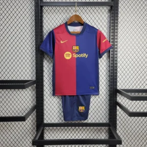Kit de Uniforme Infantil do Barcelona I 2024-2025