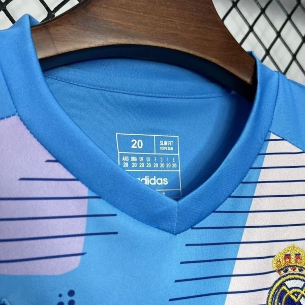 Kit de Uniforme Infantil do Real Madrid Goleiro 2024-2025