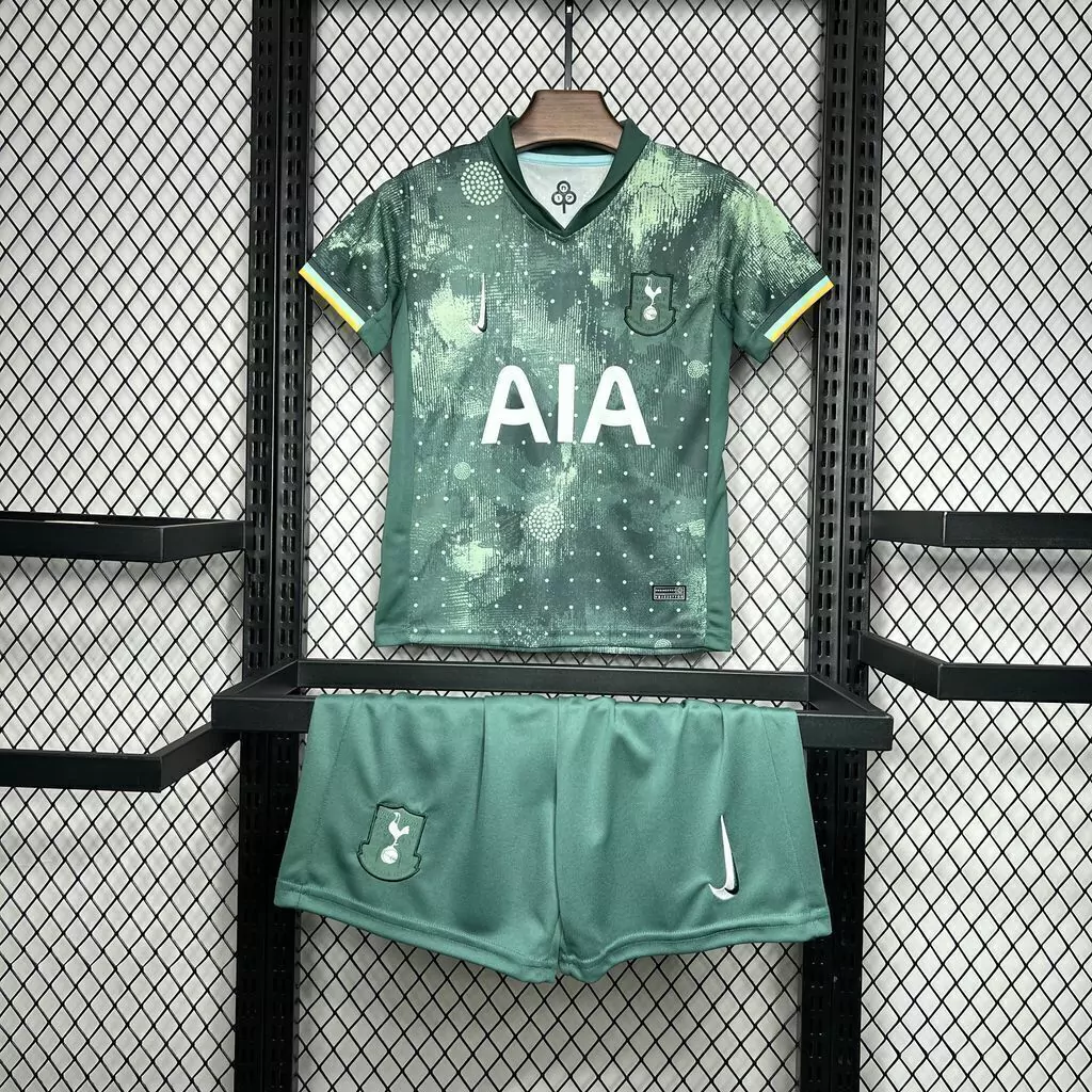 Kit de Uniforme Infantil do Tottenham III 2024-2025 Kit de Uniforme Infantil do Tottenham III 2024-2025