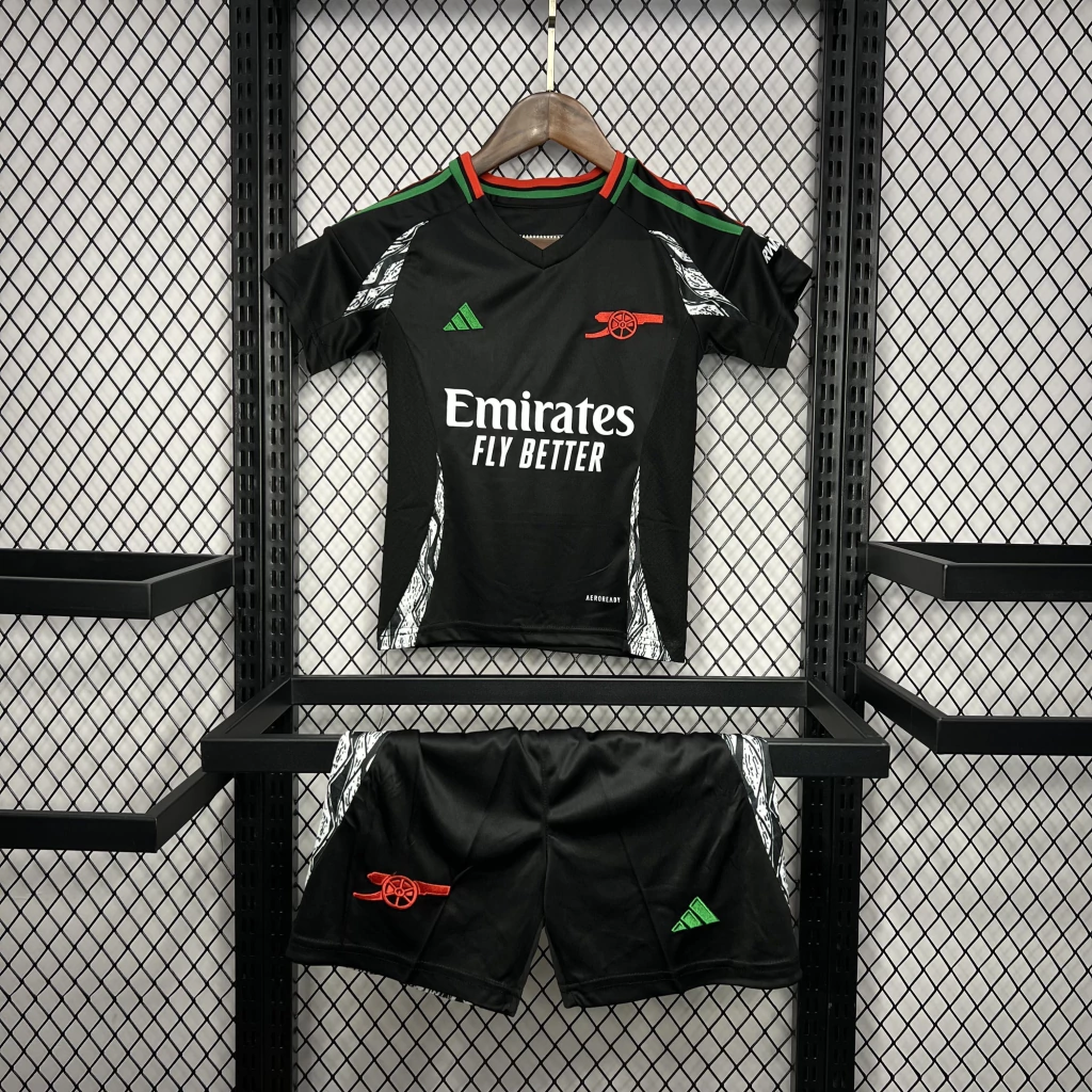 Kit de Uniforme Infantil do Arsenal II 2024-2025 Kit de Uniforme Infantil do Arsenal II 2024-2025
