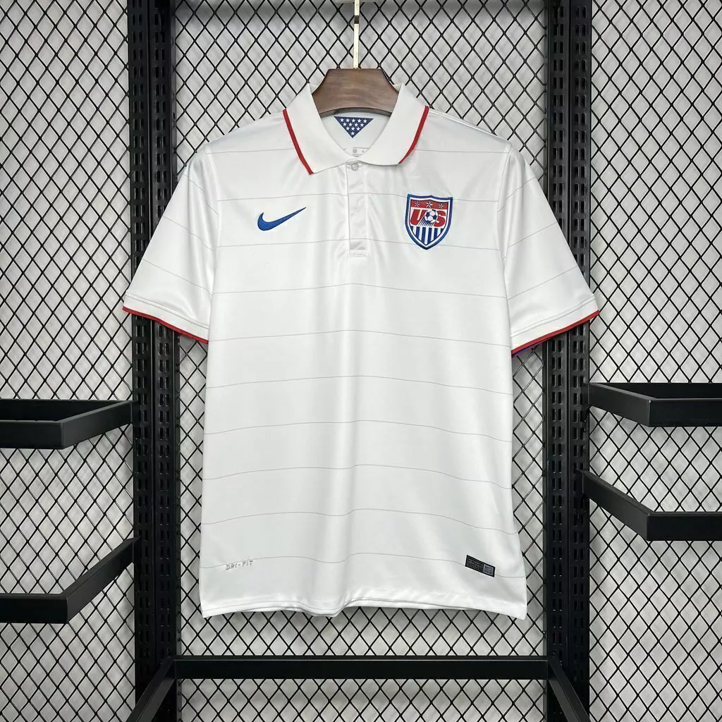 Camisa dos EUA Retrô 2014-2015 Camisa dos EUA Retrô 2014-2015