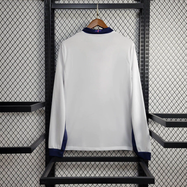 Camisa da Inglaterra Manga Longa I 2024-2025 Camisa da Inglaterra Manga Longa 2024-2025