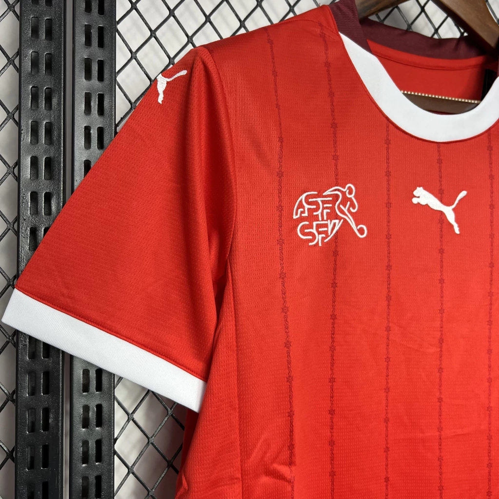 Camisa da Suiça I 2024-2025 Camisa da Suiça I 2024-2025