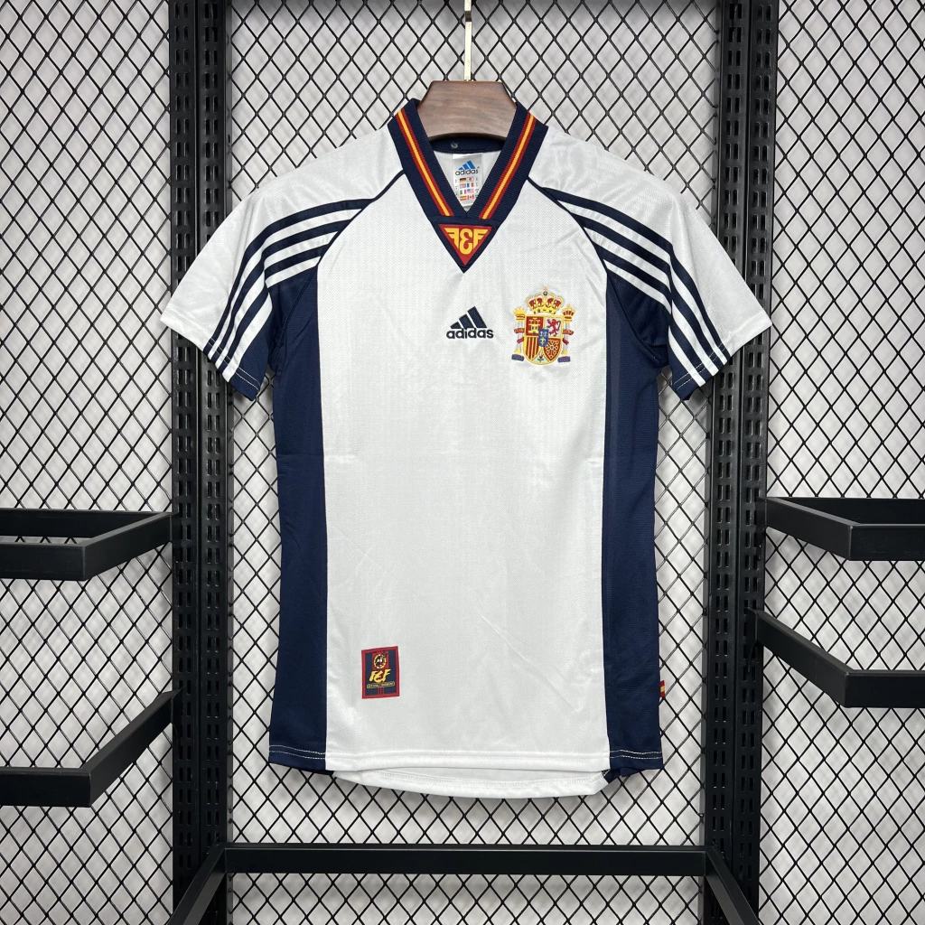 Camisa da Espanha Retrô 1998-1999 Camisa da Espanha Retrô 1998-1999