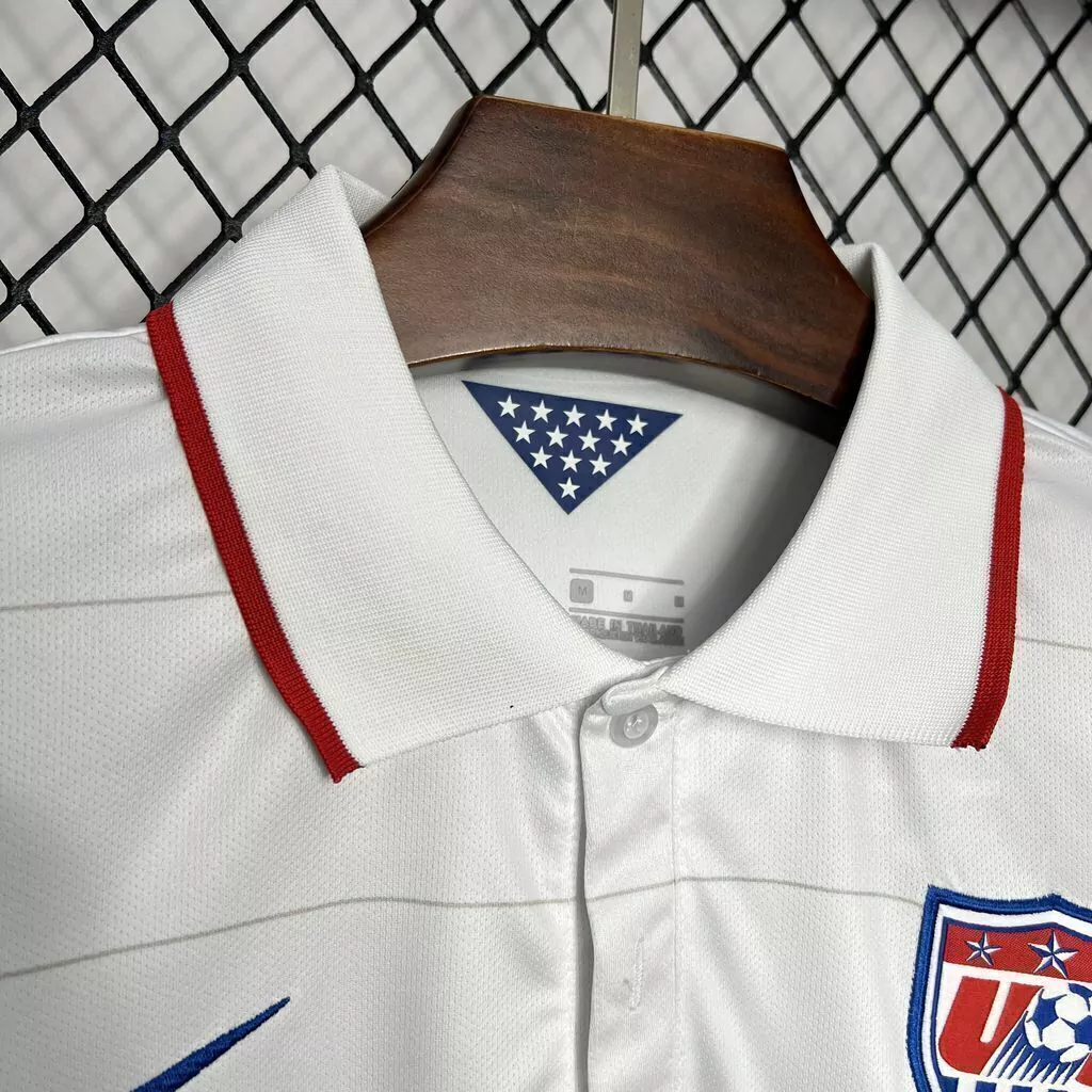 Camisa dos EUA Retrô 2014-2015 Camisa dos EUA Retrô 2014-2015