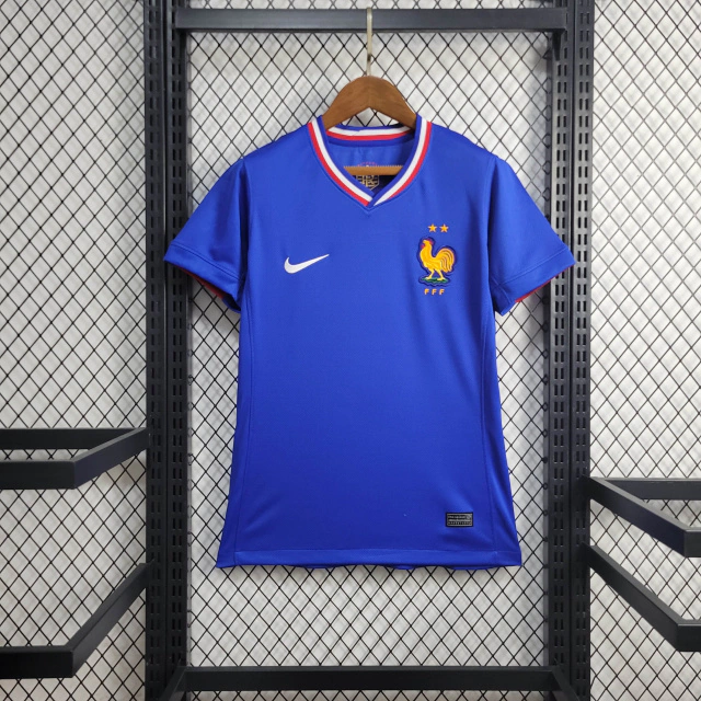 Camisa da França Feminina I 2024-2025 Camisa da França Feminina I 2024-2025