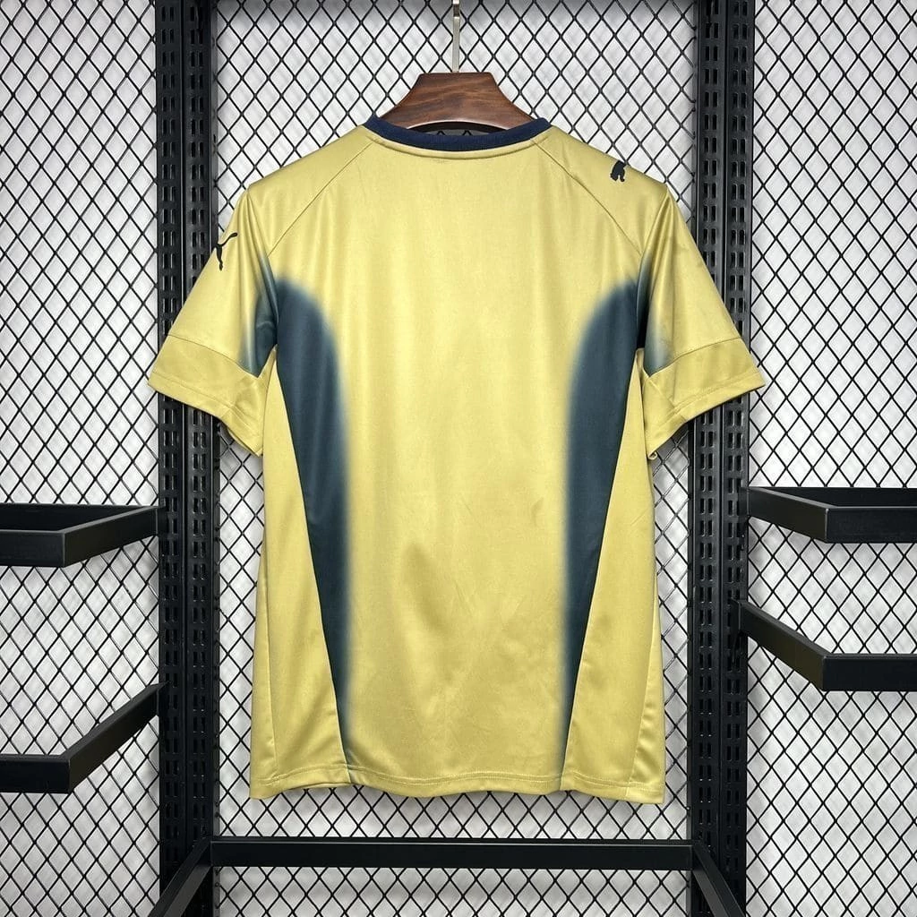 Camisa da Itália Goleiro Retrô 2006-2007 Camisa da Itália Goleiro Retrô 2006-2007