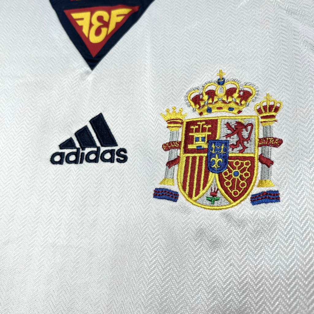 Camisa da Espanha Retrô 1998-1999 Camisa da Espanha Retrô 1998-1999