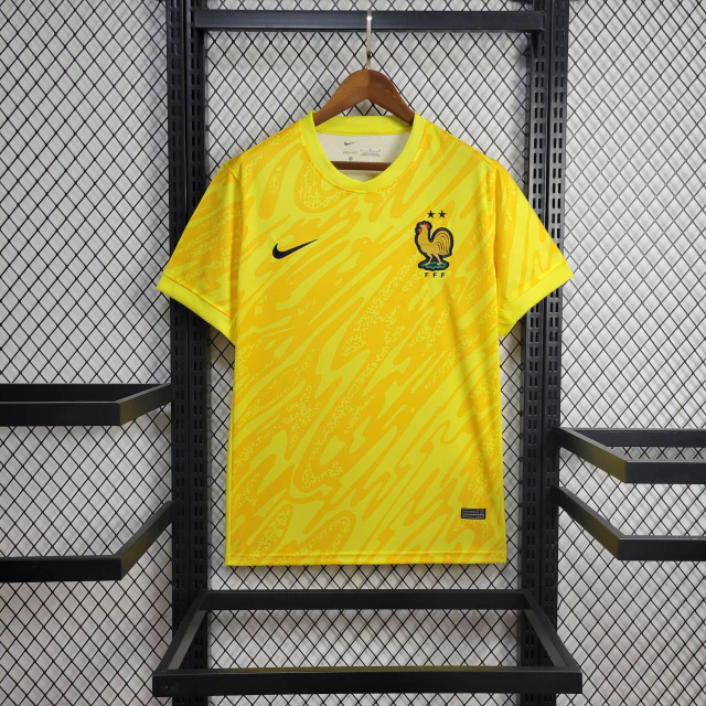 Camisa da França Goleiro 2024-2025 Camisa da França Goleiro 2024-2025