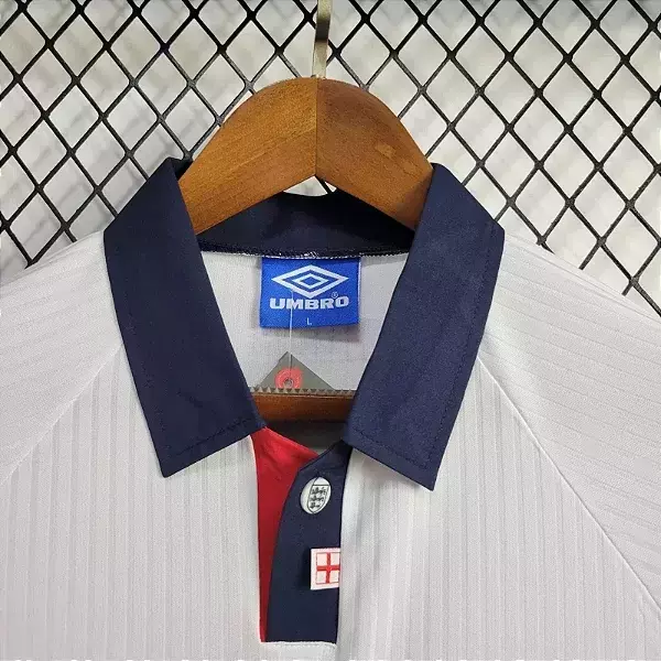 Camisa da Inglaterra Retrô 1998-1999 Camisa da Inglaterra Retrô 1998-1999