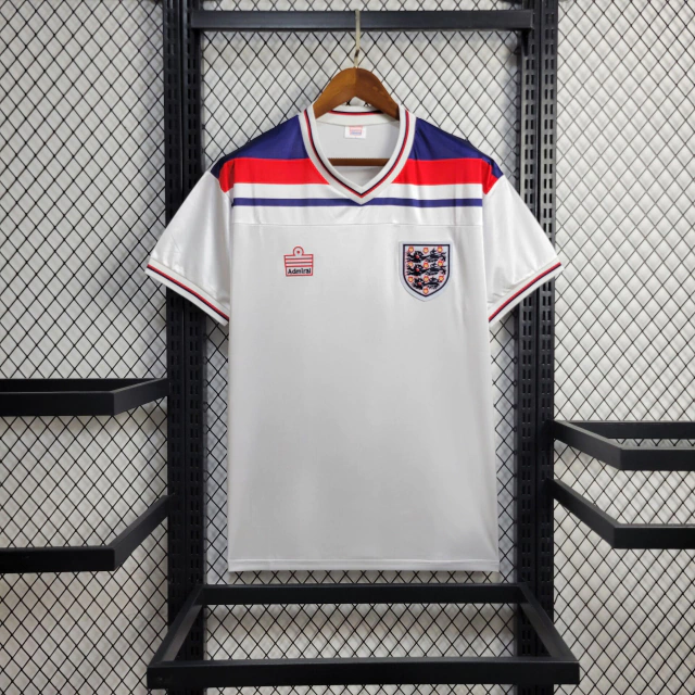 Camisa da Inglaterra Retrô 1982-1983 Camisa da Inglaterra Retrô 1982-1983