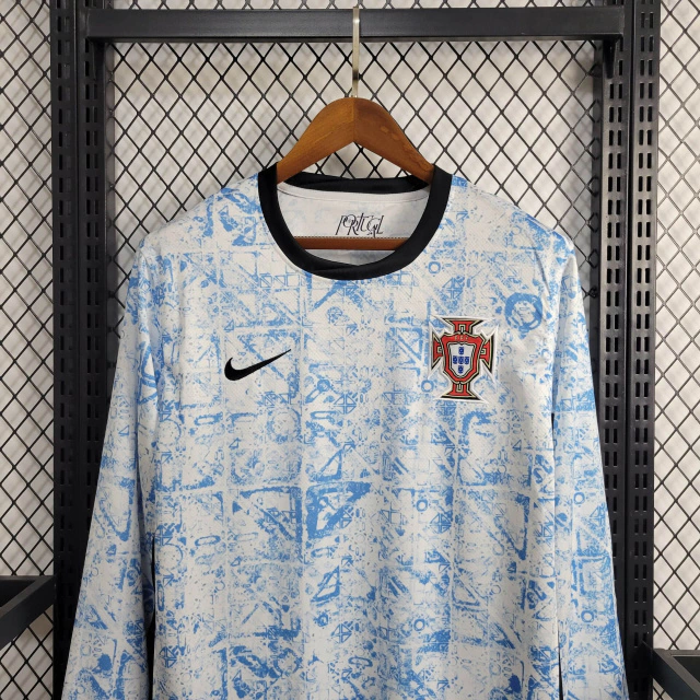 Camisa do Portugal Manga Longa II 2024-2025 Camisa do Portugal Manga Longa 2024-2025