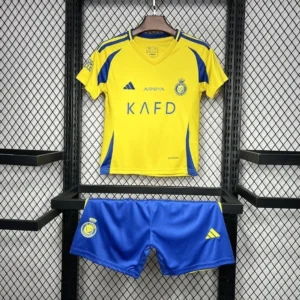 Kit de Uniforme Infantil do Al-Nassr I 2024-2025