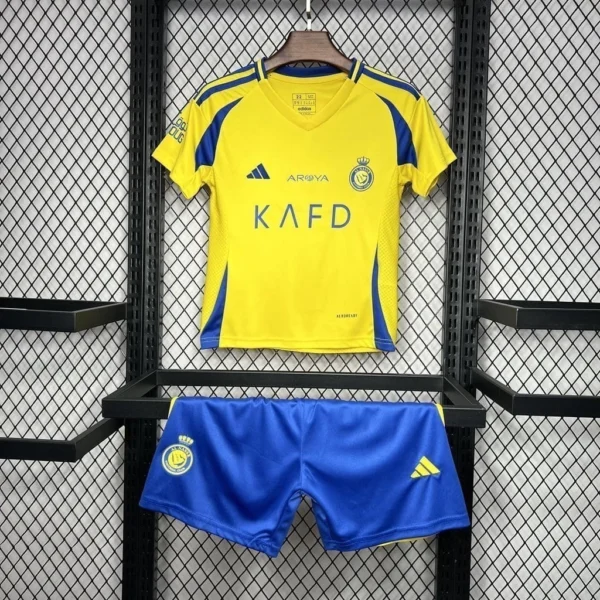 Kit de Uniforme Infantil do Al-Nassr I 2024-2025