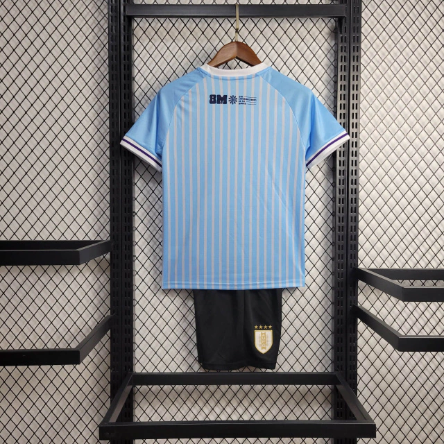 Kit de Uniforme Infantil do Uruguai I 2024-2025 Kit de Uniforme Infantil do Uruguai I 2024-2025