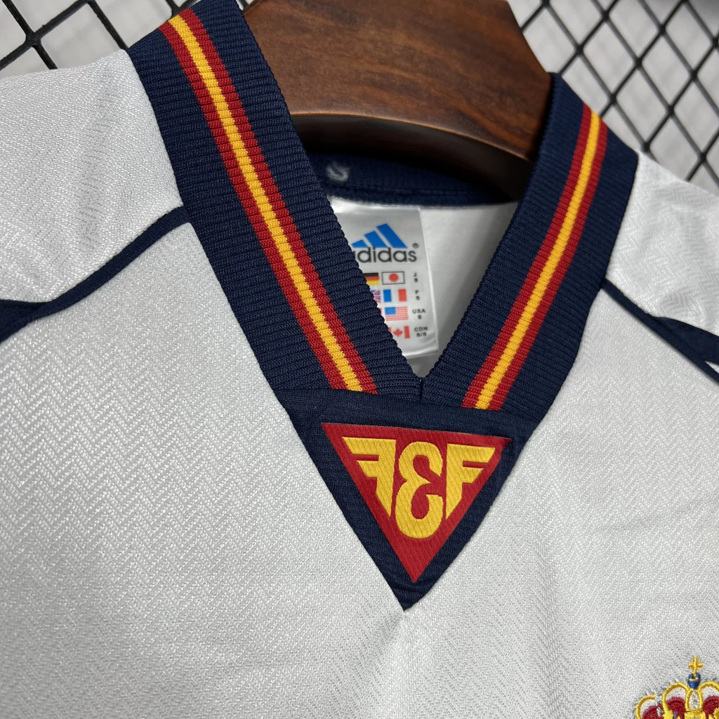 Camisa da Espanha Retrô 1998-1999 Camisa da Espanha Retrô 1998-1999