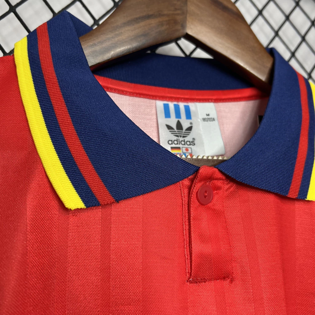 Camisa da Espanha Retrô 1994-1995 Camisa da Espanha Retrô 1994-1995 - Imagem 2