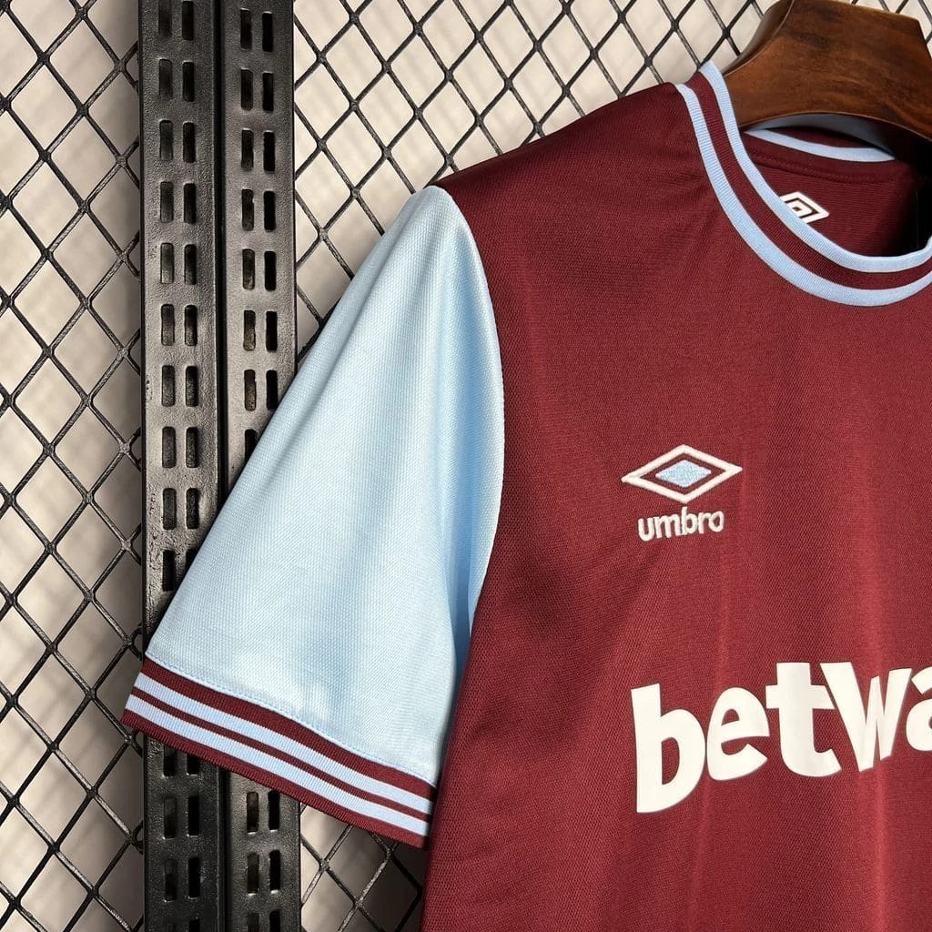 Camisa do West Ham I 2024-2025 Camisa do West Ham I 2024-2025