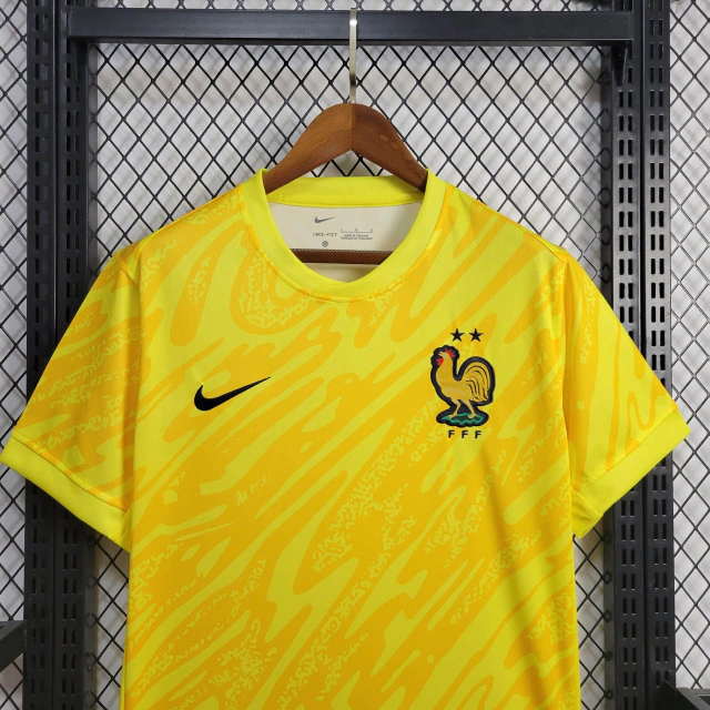 Camisa da França Goleiro 2024-2025 Camisa da França Goleiro 2024-2025