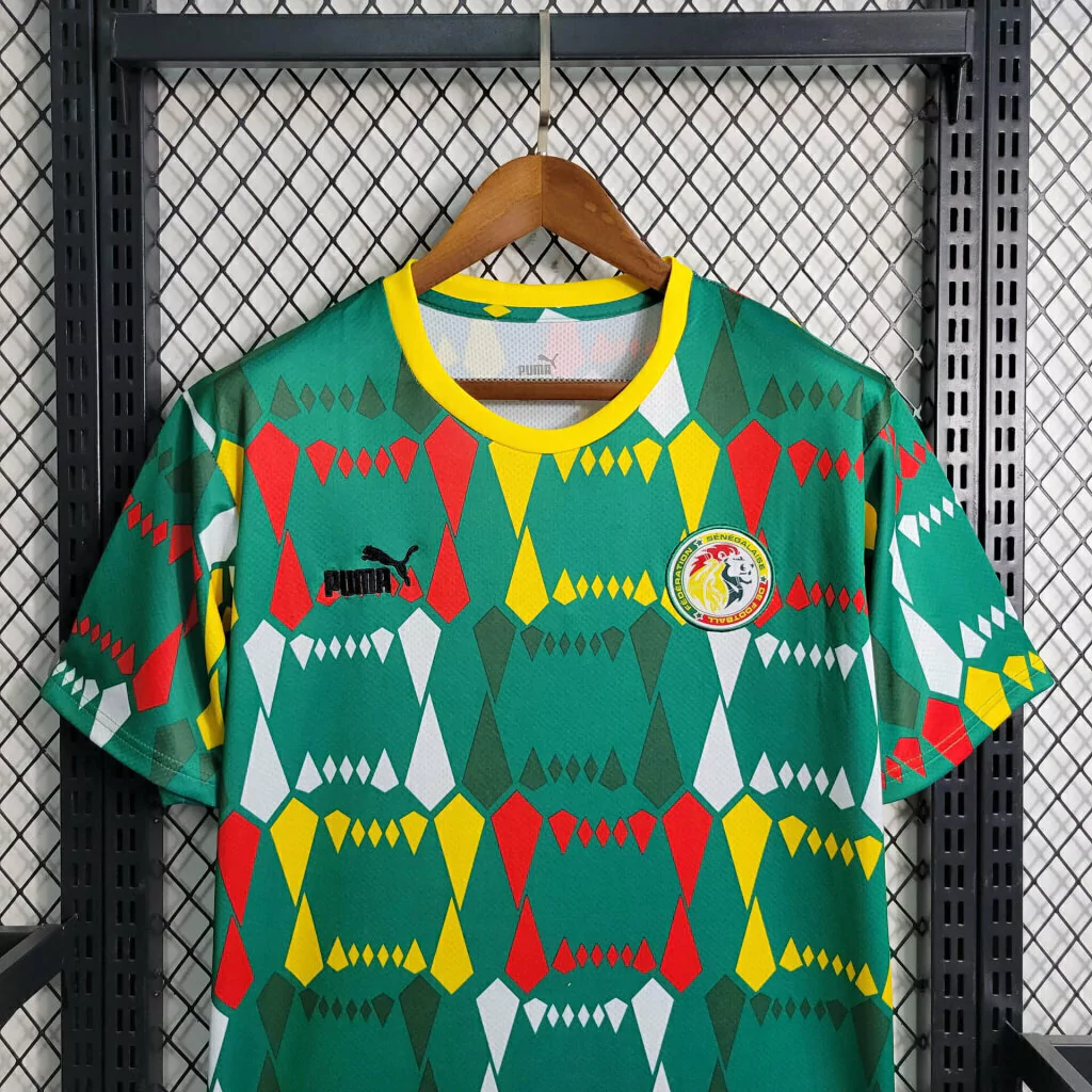 Camisa do Senegal Pré-Jogo 2024-2025 Camisa do Senegal Pré-Jogo 2024-2025